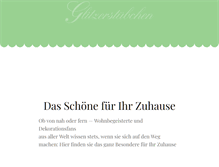 Tablet Screenshot of glitzerstuebchen.de